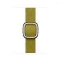 Pasek w kolorze zieleni Chartreuse z klamrą nowoczesną do koperty 42 mm - rozmiar S