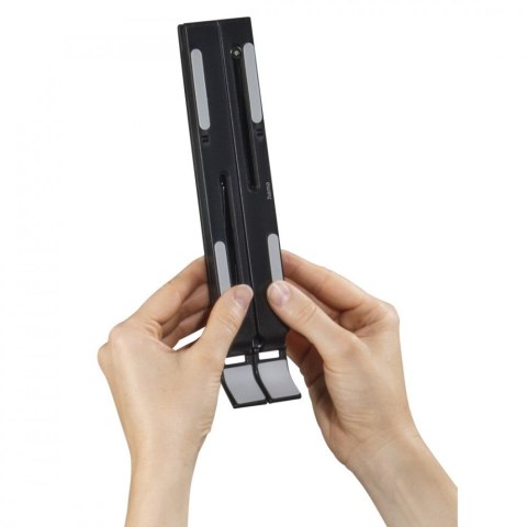 Podstawka składana pod laptopa light 15,6 cala czarna Podstawka składana pod laptopa light 15,6 cala czarna