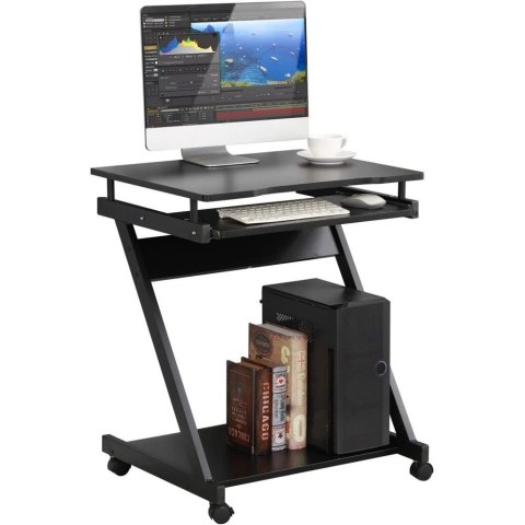Biurko komputerowe 590x370 mobilne z półką Biurko komputerowe 590x370 mobilne z półką