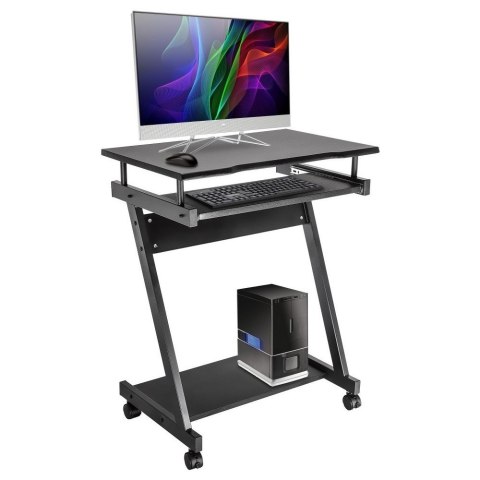 Biurko komputerowe 590x370 mobilne z półką Biurko komputerowe 590x370 mobilne z półką