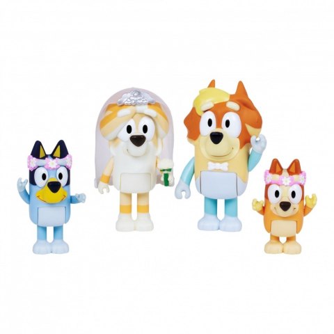 Figurki Bluey Wesele wujka 4-pak Figurki Bluey Wesele wujka 4-pak
