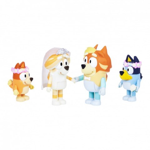 Figurki Bluey Wesele wujka 4-pak Figurki Bluey Wesele wujka 4-pak