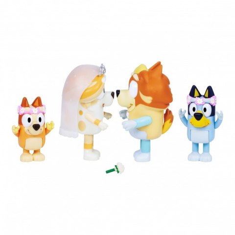 Figurki Bluey Wesele wujka 4-pak Figurki Bluey Wesele wujka 4-pak