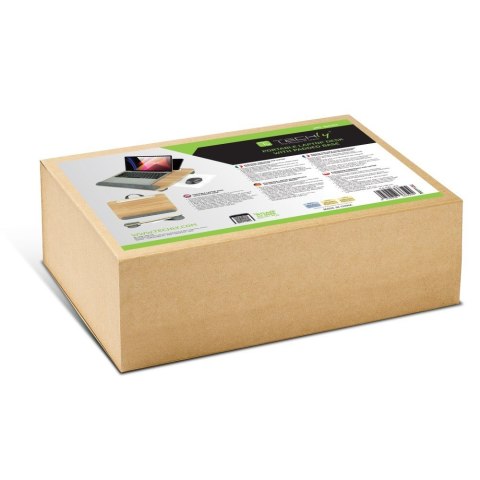 Podstawka pod laptop na kolana miękka wyściółka, wysuwana półka na mysz 410x335mm Podstawka pod laptop na kolana miękka wyściółka, wysuwana półka na mysz 410x335mm
