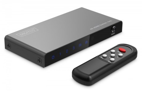Przełącznik/Switch 4K HDMI 3x1, 60Hz HDCP 2.3, pilot, Czarny Przełącznik/Switch 4K HDMI 3x1, 60Hz HDCP 2.3, pilot, Czarny