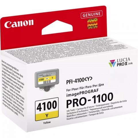 Tusz PFI-4100 YELLOW 6780C001 Tusz PFI-4100 YELLOW 6780C001