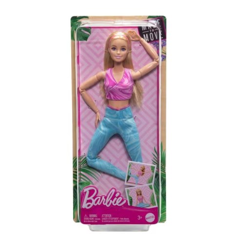 Lalka Barbie Made to Move Blond włosy Lalka Barbie Made to Move Blond włosy
