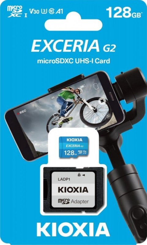 Karta microSD 128GB Gen2 UHS-I U3 V30 adapter Exceria Karta microSD 128GB Gen2 UHS-I U3 V30 adapter Exceria