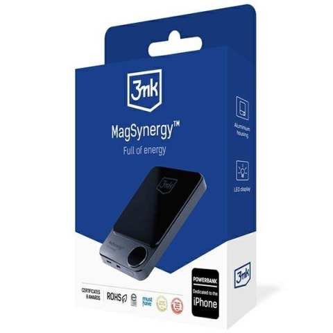 Powerbank MagSynergy 10000mAh MagSafe ładowanie bezprzewodowe Powerbank MagSynergy 10000mAh MagSafe ładowanie bezprzewodowe