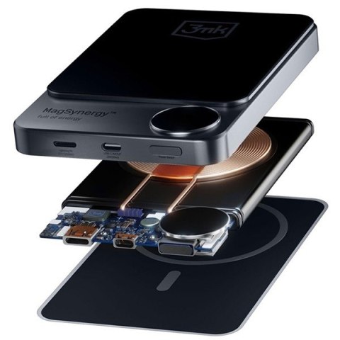 Powerbank MagSynergy 10000mAh MagSafe ładowanie bezprzewodowe Powerbank MagSynergy 10000mAh MagSafe ładowanie bezprzewodowe
