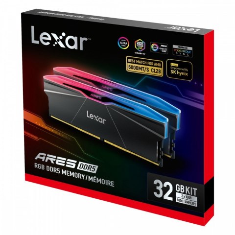 Pamięć DDR5 ARES RGB Black 32GB(2*16GB)/6000 CL28 Pamięć DDR5 ARES RGB Black 32GB(2*16GB)/6000 CL28