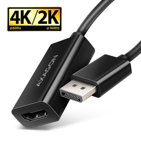 RVD-HI20N Adapter aktywny DisplayPort -> HDMI 1.4, 4K/60Hz, kabel 15cm RVD-HI20N Adapter aktywny DisplayPort -> HDMI 1.4, 4K/60Hz, kabel 15cm