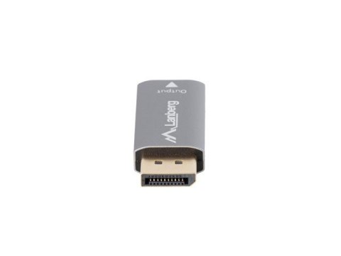 Adapter Displayport(M)- HDMI(F)8K srebrny Adapter Displayport(M)- HDMI(F)8K srebrny