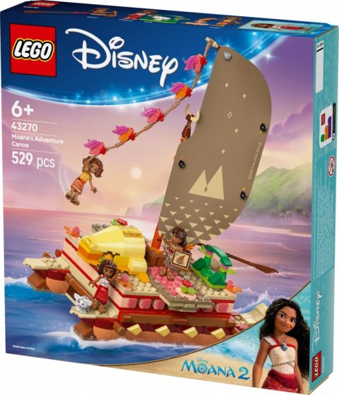 Klocki Disney 43270 Kajakowa przygoda Vaiany Klocki Disney 43270 Kajakowa przygoda Vaiany