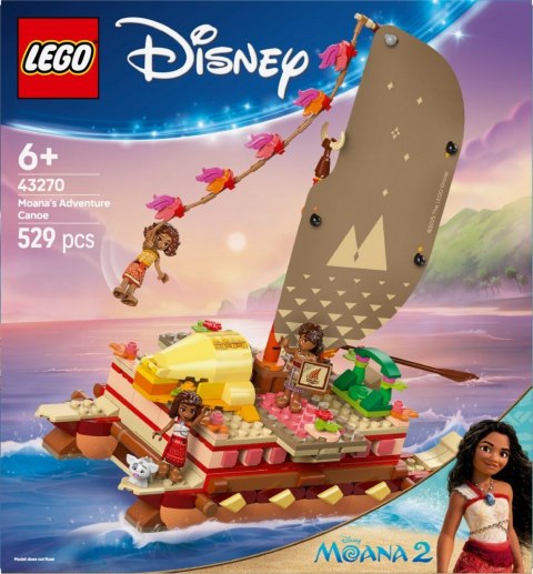 Klocki Disney 43270 Kajakowa przygoda Vaiany Klocki Disney 43270 Kajakowa przygoda Vaiany
