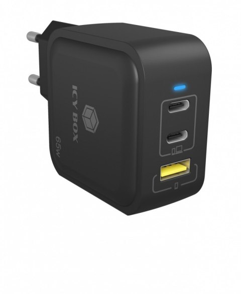 Ładowarka IB-PS1030-PD 65 WATT, 2x TYPE-C, 1x Type-A Ładowarka IB-PS1030-PD 65 WATT, 2x TYPE-C, 1x Type-A