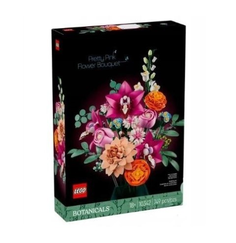 Klocki Botanicals 10342 Piękny bukiet różowych kwiatów Klocki Botanicals 10342 Piękny bukiet różowych kwiatów