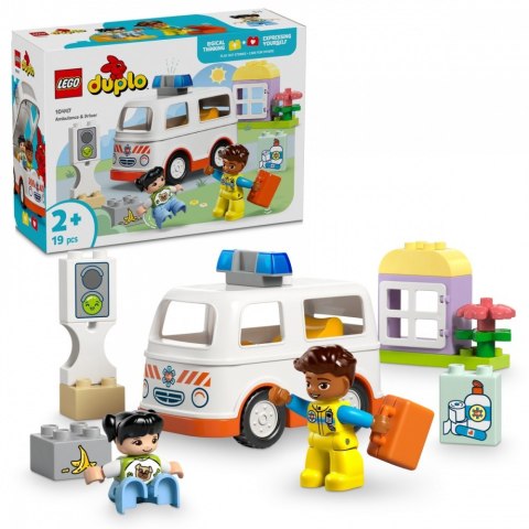 Klocki DUPLO 10447 Karetka z kierowcą Klocki DUPLO 10447 Karetka z kierowcą