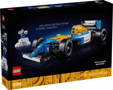 Klocki Icons 10353 Williams Racing FW14B i Nigel Mansell Klocki Icons 10353 Williams Racing FW14B i Nigel Mansell