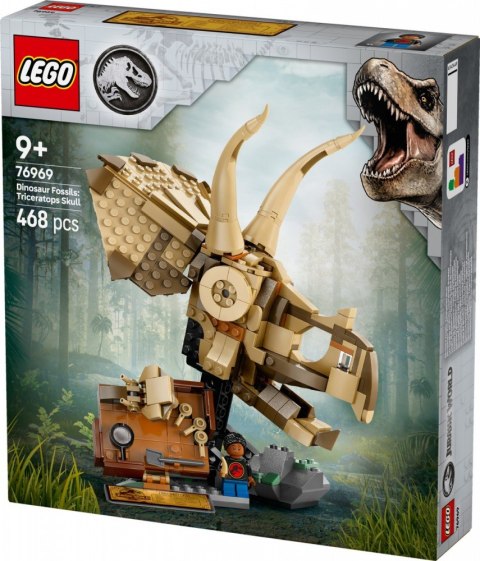 Klocki Jurassic World 76969 Szkielety dinozaurów: czaszka triceratopsa Klocki Jurassic World 76969 Szkielety dinozaurów: czaszka triceratopsa