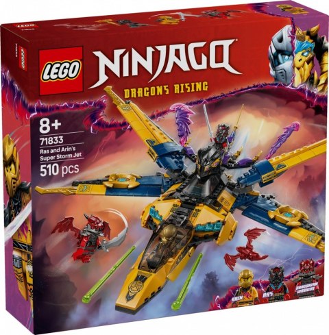 Klocki Ninjago 71833 Ras i burzowy superodrzutowiec Arina Klocki Ninjago 71833 Ras i burzowy superodrzutowiec Arina