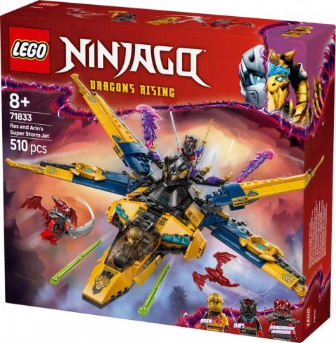 Klocki Ninjago 71833 Ras i burzowy superodrzutowiec Arina Klocki Ninjago 71833 Ras i burzowy superodrzutowiec Arina