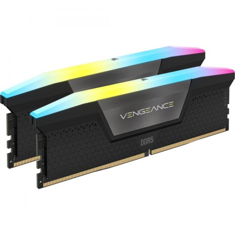 Pamięć DDR5 Vengeance RGB 64GB/6400 (2*32GB) C32 Intel XMP Pamięć DDR5 Vengeance RGB 64GB/6400 (2*32GB) C32 Intel XMP