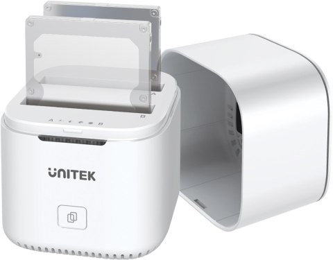 Stacja klonująca 2x SATA 2,5" na USB-C 5 Gbps Stacja klonująca 2x SATA 2,5" na USB-C 5 Gbps