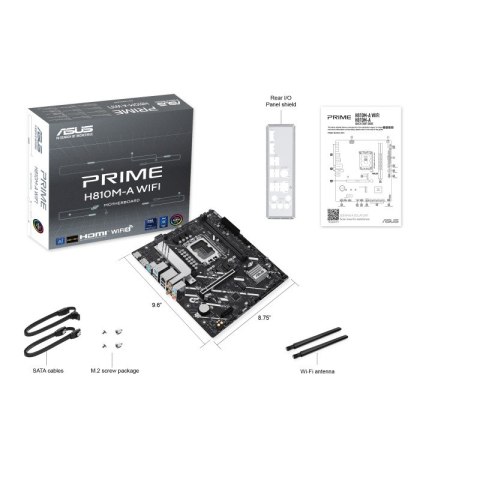 Płyta główna PRIME H810M-A WIFI s1851 XDDR5 USBC mATX Płyta główna PRIME H810M-A WIFI s1851 XDDR5 USBC mATX