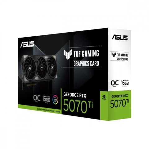Karta graficzna GeForce RTX 5070 TI TUF GAMING OC 16GB GDDR7 256bit DP/HDMI Karta graficzna GeForce RTX 5070 TI TUF GAMING OC 16GB GDDR7 256bit DP/HDMI