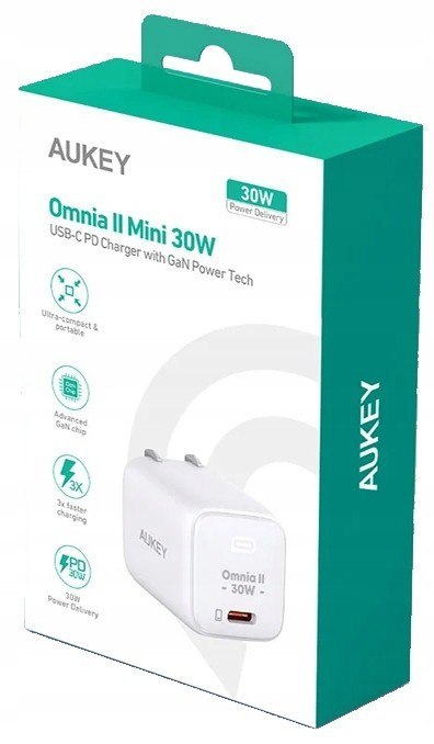 PA-B1L White Omnia II Mini ładowarka sieciowa 1xUSB-C PowerDelivery 30W 5A PA-B1L White Omnia II Mini ładowarka sieciowa 1xUSB-C PowerDelivery 30W 5A