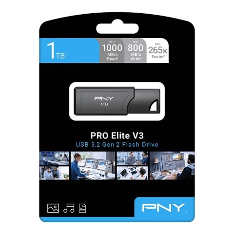 Pendrive ProElite V3 1TB USBA3.2 P-FD1TBPROV3-GE Pendrive ProElite V3 1TB USBA3.2 P-FD1TBPROV3-GE