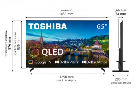 Telewizor QLED 65 cali 65QG5E63DG Telewizor QLED 65 cali 65QG5E63DG