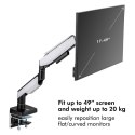 Uchwyt do monitora,VESA 17-49 cali gazowy, max. 20kg