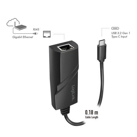 Adapter USB 3.2 Gen1 USB-C do Gigabit Ether. Adapter USB 3.2 Gen1 USB-C do Gigabit Ether.