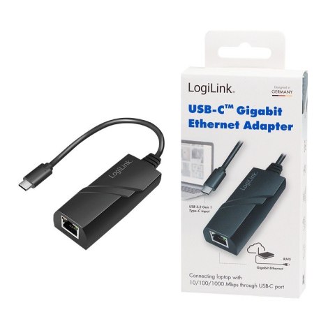 Adapter USB 3.2 Gen1 USB-C do Gigabit Ether. Adapter USB 3.2 Gen1 USB-C do Gigabit Ether.