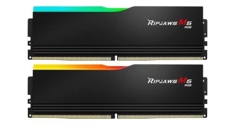 Pamięć PC DDR5 32GB (2x16GB) Ripjaws M5 RGB 5200MHz CL40 XMP3 Czarny Pamięć PC DDR5 32GB (2x16GB) Ripjaws M5 RGB 5200MHz CL40 XMP3 Czarny