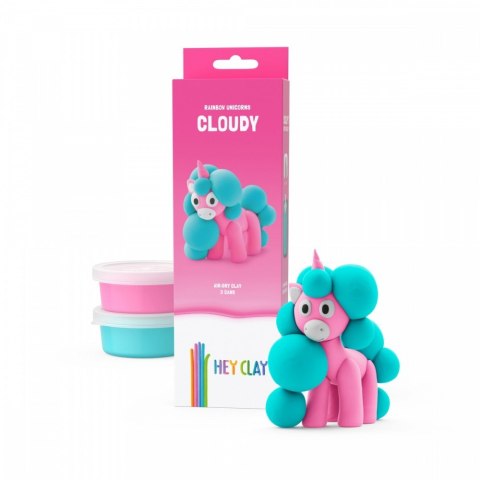 Masa plastyczna Hey Clay Jednorożce 3 pak, Cloudy Masa plastyczna Hey Clay Jednorożce 3 pak, Cloudy