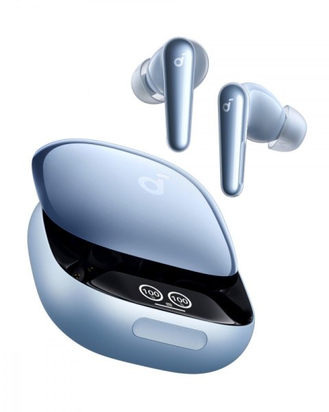 Słuchawki bezprzewodowe Soundcore Liberty 4 PRO Bluetooth błyszczący błękit Słuchawki bezprzewodowe Soundcore Liberty 4 PRO Bluetooth błyszczący błękit