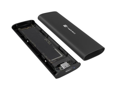 Obudowa SSD zewnętrzna NATEC RHINO M.2 NVME USB-C 3.1 GEN 2 Obudowa SSD zewnętrzna NATEC RHINO M.2 NVME USB-C 3.1 GEN 2