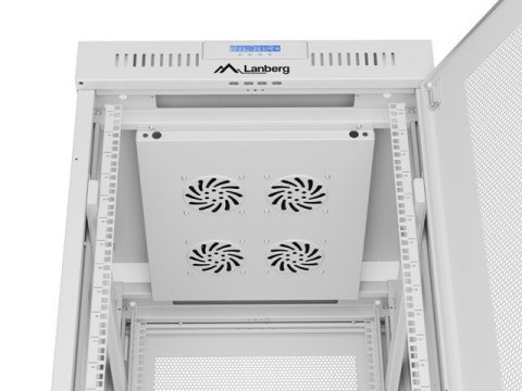 Szafa instalacyjna rack stojąca 19 cali 27U 600x800 drzwi perforowane LCD szara (Flat pack) Szafa instalacyjna rack stojąca 19 cali 27U 600x800 drzwi perforowane LCD szara (Flat pack)