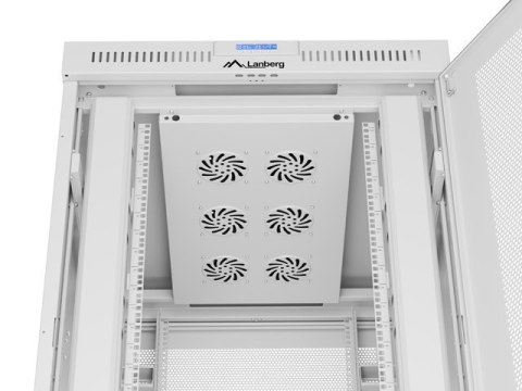 Szafa instalacyjna rack stojąca 19 cali 27U 800x1000 drzwi perforowane LCD szara (Flat pack) Szafa instalacyjna rack stojąca 19 cali 27U 800x1000 drzwi perforowane LCD szara (Flat pack)