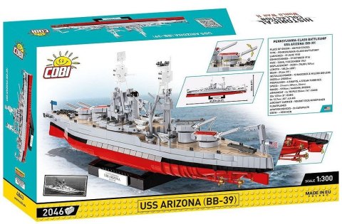 Klocki USS Arizona BB-39 2046 klocków Klocki USS Arizona BB-39 2046 klocków