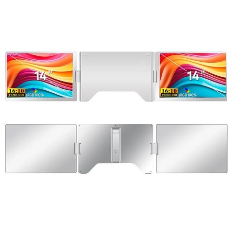 Przenośne monitory do laptopa Smart Life S688 14'', 2 monitory IPS,1920x1200 Przenośne monitory do laptopa Smart Life S688 14'', 2 monitory IPS,1920x1200