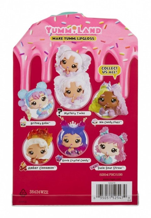 Lalka Yummiland Lip Gloss S2, Susie Sour Straw Lalka Yummiland Lip Gloss S2, Susie Sour Straw