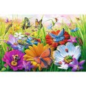 Puzzle 300 elementów EasyPiece Owady na łące; dla seniora