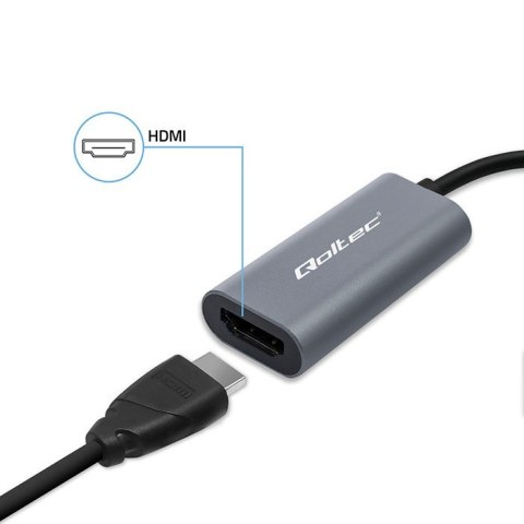 Adapter aluminiowa przejściówka USB-C na HDMI 4K | 60Hz | 32AWG Adapter aluminiowa przejściówka USB-C na HDMI 4K | 60Hz | 32AWG