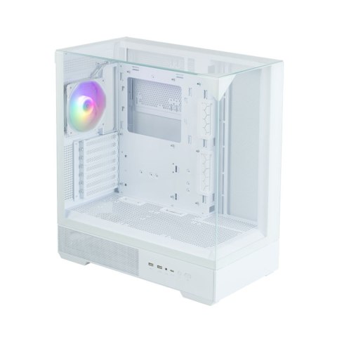 Obudowa P40 Prism Mid-Tower szkło hartowane biała Obudowa P40 Prism Mid-Tower szkło hartowane biała