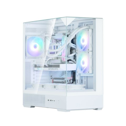 Obudowa P40 Prism Mid-Tower szkło hartowane biała Obudowa P40 Prism Mid-Tower szkło hartowane biała