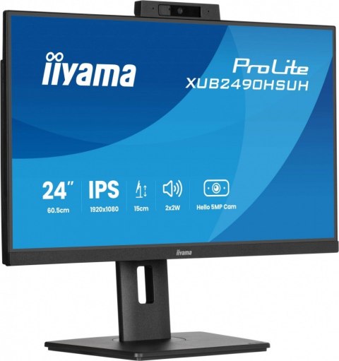 Monitor 24 cale XUB2490HSUH-B2 IPS,FHD,CAM,MIC,HDMI,DP Monitor 24 cale XUB2490HSUH-B2 IPS,FHD,CAM,MIC,HDMI,DP